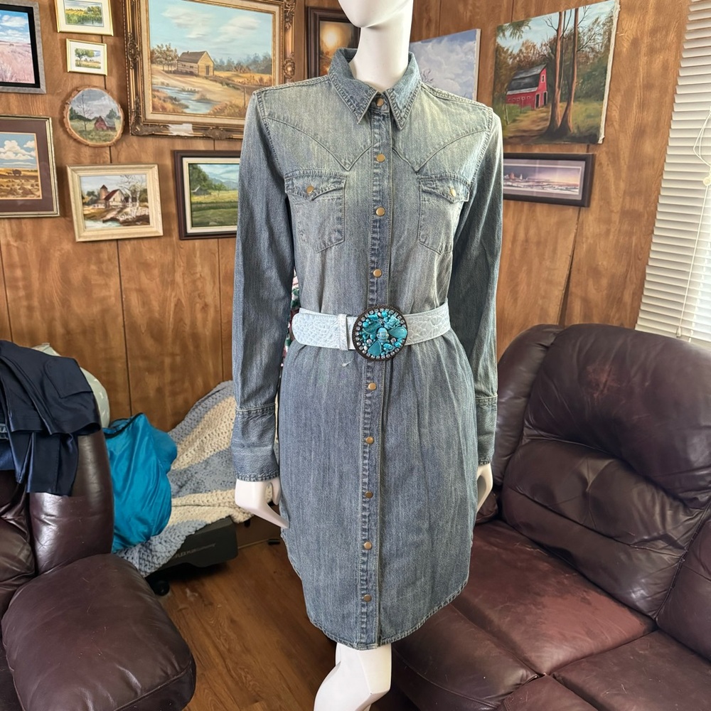 Stetson Denim Shirt Dress